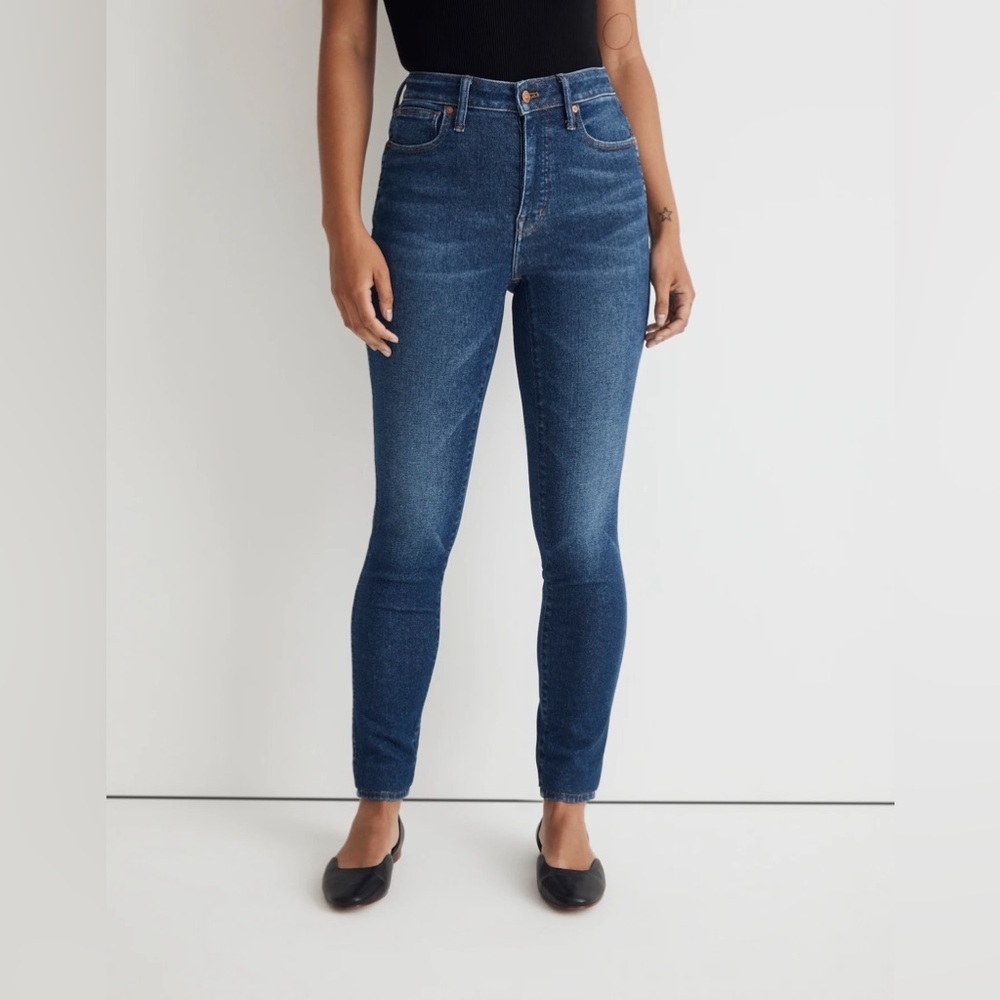 Madewell curvy high rise skinny jeans size 37 tall new with tags